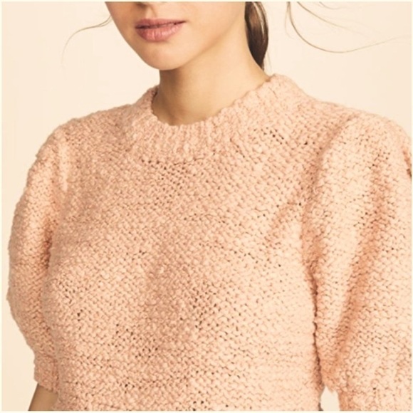 ULLA JOHNSON ZULA ROSE PULLOVER KNIT TOP SMALL - Picture 2 of 14